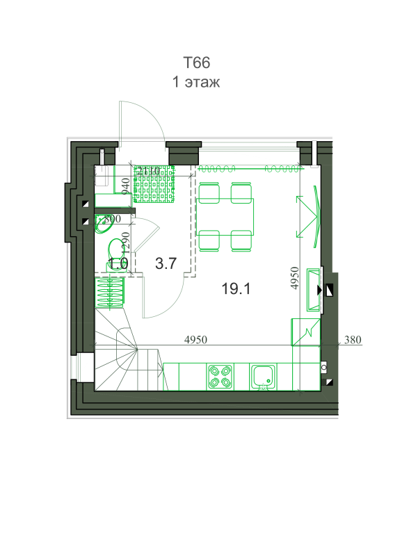 Проект Э6-Т66 (фото) № 2